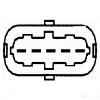 Расходомер воздуха HELLA 8et009142371 37757 KHY VW 4082300215731 - Изображение 2