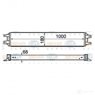 Масляный радиатор двигателя HELLA 4045621513979 3 27DR2 8mo376906391 48048 - Изображение 2