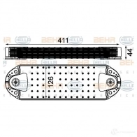 Масляный радиатор двигателя HELLA 48051 8mo376906421 4045621513726 PNT S4G - Изображение 2