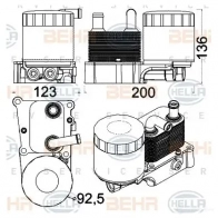 Масляный радиатор двигателя HELLA _BEHR HELLA SERVICE_ 8mo376797071 48030 AM9PZS