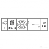 Датчик давления масла HELLA L86C Z 22493 4082300237320 6ZL 009 600-051 - Изображение 2