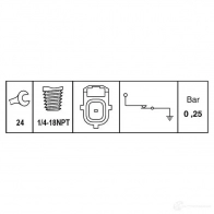 Датчик давления масла HELLA 22495 QJ MID 4082300237290 6ZL 009 600-081 - Изображение 2
