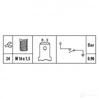 Датчик давления масла HELLA 6zl003259291 4082300293302 US J52 22439 - Изображение 2