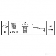 Датчик давления масла HELLA 4082300237351 6ZL 009 600-021 22491 ISI9 K - Изображение 2