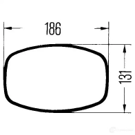 Наружное зеркало HELLA U P2EJ 4082300097405 50509 8sb002997103 - Изображение 2