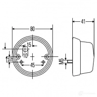 Габаритный фонарь HELLA 021024 15209 E1 21624 2pf001259631 - Изображение 2