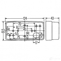 Габаритный фонарь HELLA E4 468 15362 E4 23152 2pg004361011 - Изображение 2