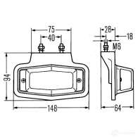 Габаритный фонарь HELLA ULH E1F 2pf001321021 15214 4082300189223 - Изображение 2