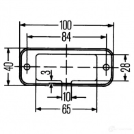Габаритный фонарь HELLA 15269 2pf009514011 E1 2300 HTE035 - Изображение 2