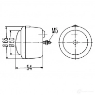 Габаритный фонарь HELLA 2pf001634101 E1 11786 15215 0BI64H2 - Изображение 2