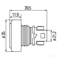 Парковочный огонь HELLA 15320 GL2QK45 2PF 340 825-001 E4 11371 - Изображение 2
