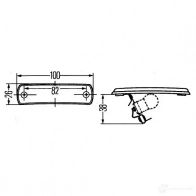 Габаритный фонарь HELLA 15220 2pf001647031 024534 E1 21693 - Изображение 2