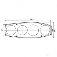 Задний фонарь HELLA 1423014456 Caraluna II Plus E4 9836 2vp343590077 - Изображение 2