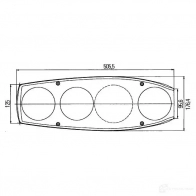Задний фонарь HELLA 147710293 Caraluna II 2vp341419177 E4 10217 - Изображение 2