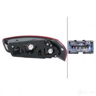 Задний фонарь HELLA SD59PU 2sk011054051 E1 3336 17651 - Изображение 3