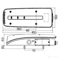 Задний фонарь HELLA Truck Full LED 2vd012381311 17991 E24 5884 - Изображение 2