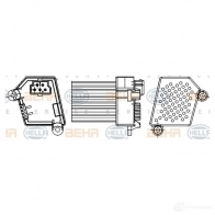 Сопротивление вентилятора салона HELLA 960587S _BEHR HELLA SERVICE_ 19787 5hl351311521 - Изображение 7