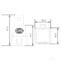 Реле HELLA BL HDYK 4rd933332207 1437446206 - Изображение 3