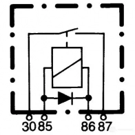 Реле HELLA 4082300505597 4ra933332221 W4AY 42 19223 - Изображение 2