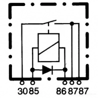 Реле HELLA 4082300303711 19232 4ra933791091 D F1C9H - Изображение 2