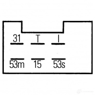 Реле стеклоочистителя, дворников HELLA 4HF K8QC 19854 4082300288711 5wg002450121 - Изображение 2