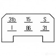 Реле стеклоочистителя, дворников HELLA 5wg002450281 4082300261233 IB J6I 19860 - Изображение 3