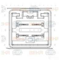 Резистор вентилятора печки HELLA 1424337377 4UI Y5 4045621522551 9ml351332461