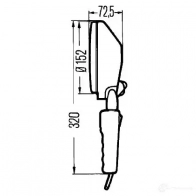 Прожектор HELLA 015 038 R02JFEM 1h4003603001 13285 - Изображение 2
