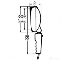 Прожектор HELLA 9FSPZXY 01500 1 1h3002456032 13284 - Изображение 2