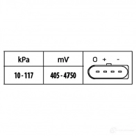 Датчик абсолютного давления HELLA C9 9I2C 6pp009400541 20680 4082300306965 - Изображение 5
