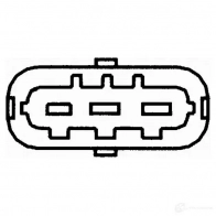 Датчик положения коленвала HELLA 21539 6pu009146241 XB7O2YA 06 6232 - Изображение 5