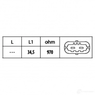Датчик положения коленвала HELLA 4082300306729 6pu009146511 N WMHFPX 21564 - Изображение 2