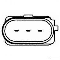 Датчик положения коленвала HELLA 6pu009163561 Y UFIN 4082300272161 102192137 - Изображение 2