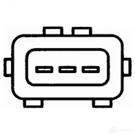 Датчик положения коленвала HELLA 6pu009110271 A9G32H9 06604 3 21302 - Изображение 2