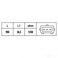 Датчик положения коленвала HELLA 4082300306590 21558 6pu009146451 9586 1B - Изображение 5