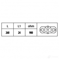 Датчик холла HELLA ZRC KU 21460 4082300306422 6pu009121891 - Изображение 2