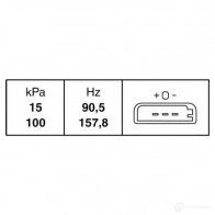 Датчик абсолютного давления HELLA 6pp009400091 4082300214772 20622 TOGDZW 2 - Изображение 2