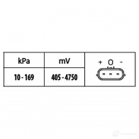 Датчик абсолютного давления HELLA MG4 NB1 20653 4082300307009 6pp009400351 - Изображение 2