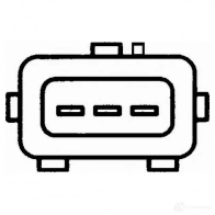 Датчик положения дроссельной заслонки, потенциометр HELLA 6px008476381 4082300278163 JUOF JK 22141 - Изображение 2