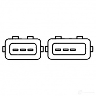 Датчик дроссельной заслонки HELLA 06624 9 22130 6PX 008 476-261 7P2Y8PZ - Изображение 2