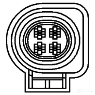 Датчик АБС HELLA MPV0 E 6pu010039281 21858 4082300252439 - Изображение 2