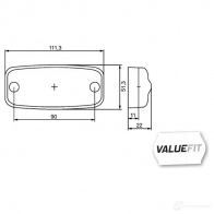 Боковой габаритный фонарь HELLA E9 1553 3XOIQ 15554 2PS 357 008-001 - Изображение 2