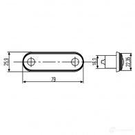 Боковой габаритный фонарь HELLA ZGK48 2PS 959 788-002 15564 E24 004 - Изображение 2