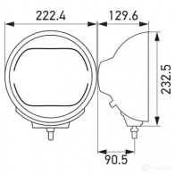 Фара HELLA A MHJET8 1F8 016 560-001 1439265734