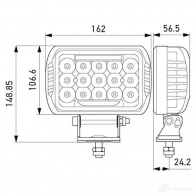 Фара HELLA 1439265779 1FE 358 154-041 H67 YN - Изображение 3