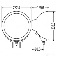 Прожектор HELLA 015500 1f8007560011 E1 303 12690 - Изображение 2