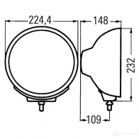 Прожектор HELLA 015511 12711 1f8007560541 Luminator Xenon - Изображение 2