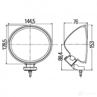 Фары дальнего света HELLA 1F4 007 893-811 12648 015832 Comet FF 200 - Изображение 2