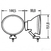 Фары дальнего света HELLA 12650 Comet 200 Xenon 1F4 007 893-871 015894 - Изображение 2