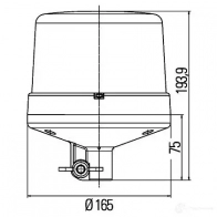 Проблесковый маячок HELLA 18497 R ota-LED K6EKGQI 2xd012972011 - Изображение 2